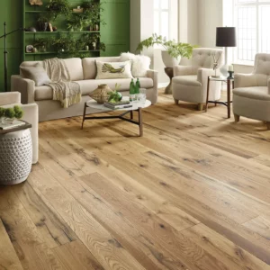 Hardwood flooring in a living room | Price Flooring